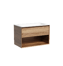 Тумба подвесная SANCOS Marmi 790х445 c ящиком, дуб чарльстон MR1.080ECH