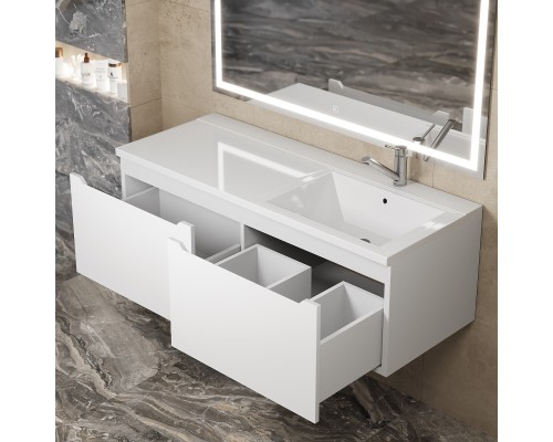 Тумба под раковину Uperwood Tanos 120 см, правая, белая