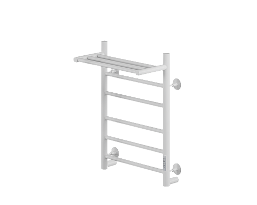 Электрический полотенцесушитель Ника Way-2 60/40 U с полкой Белый матовый
