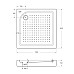 Поддон акриловый BelBagno TRAY-BB-A-80-15-W