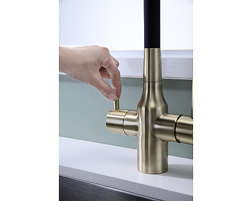 Смеситель для кухни Paulmark Salix Sa213419-BR Бронза