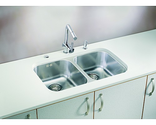 Кухонная мойка Alveus Duo 30 1036849 нержавеющая сталь комплект с сифоном