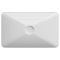 Раковина ISVEA SistemaY Clear накладная 600x377x127 антрацит матовый 10SY50060SV-2C