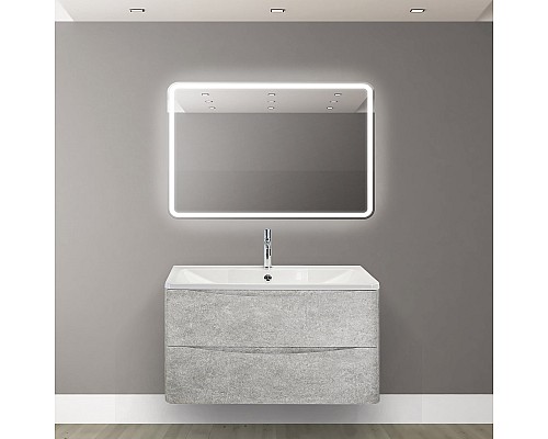 Зеркало BelBagno SPC-MAR-900-600-LED-BTN Зеркало BelBagno SPC-MAR-900-600-LED-BTN