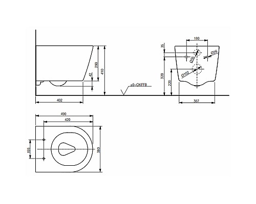 Сиденье быстросъемное для унитаза Toto RP TC613G с микролифтом