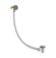 Слив-перелив для ванны с наполнением через перелив Benesque 59010203 черный брашированный