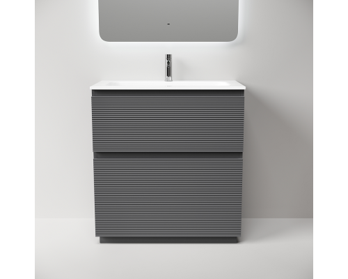 Тумба под раковину Напольная Sancos Folk Floor 79 FL80FGS Grey soft