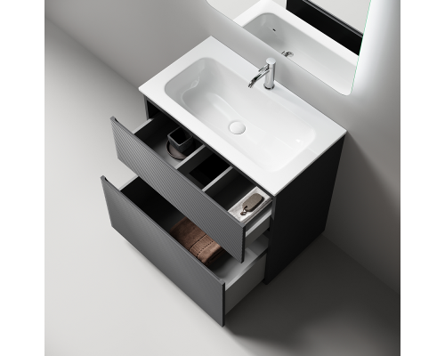 Тумба под раковину Напольная Sancos Folk Floor 79 FL80FGS Grey soft