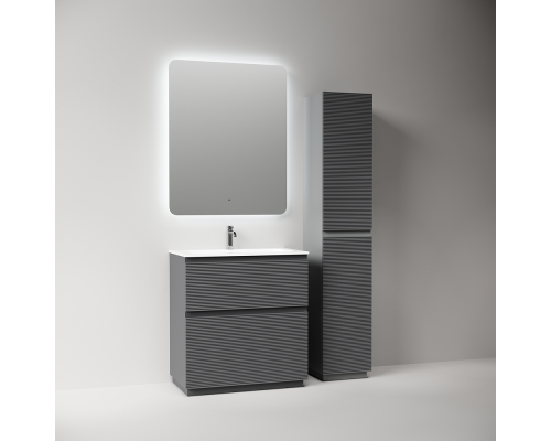 Тумба под раковину Напольная Sancos Folk Floor 79 FL80FGS Grey soft