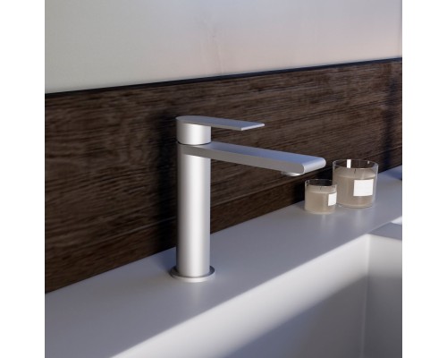 Смеситель для раковины Vincea Vogue (SS) VBF-2VS1BN однорычажный, сатин