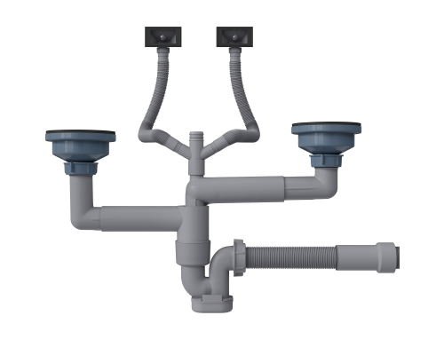 Кухонная мойка Reflexion Garda RX2170BL оружейная сталь