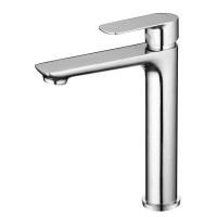 Высокий однорычажный смеситель для раковины AQG VENT-i2, хром