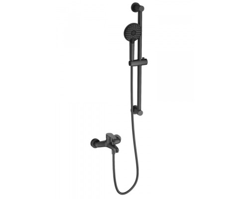 Смеситель для ванны с душевым гарнитуром Wonzon&Woghand, Темный графит