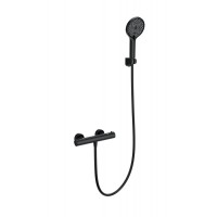 Смеситель для душа с термостатом Wonzon&Woghand, Черный матовый