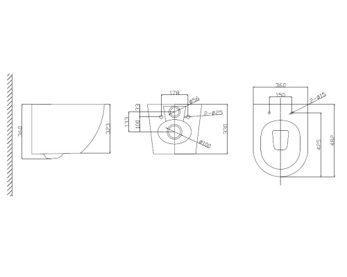 Комплект унитаза с инсталляцией BelBagno Uno BB3105CHR/SC/BB002-80/BB005-PR-CHROME с сиденьем Микролифт и клавишей смыва Хром глянцевый