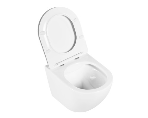 Комплект унитаза с инсталляцией BelBagno Uno BB3105CHR/SC/BB002-80/BB005-PR-CHROME с сиденьем Микролифт и клавишей смыва Хром глянцевый