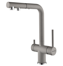 Смеситель для кухни Paulmark Serpentine Se213222-GR Серый