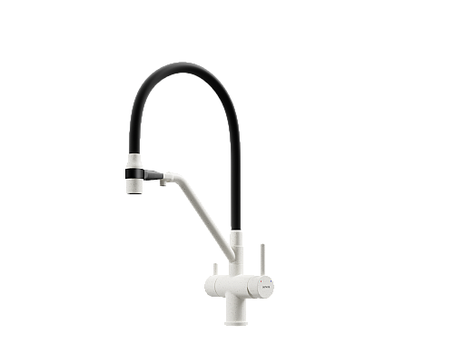 Смеситель для кухни SANCOS Dora SC4003GR с подключением фильтра для воды, белый гранит Смеситель для кухни SANCOS Dora SC4003GR с подключением фильтра для воды, белый гранит