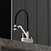 Смеситель для кухни SANCOS Dora SC4003GR с подключением фильтра для воды, белый гранит