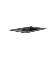 Столешница стекло 80 см моноблок BLACK