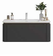 Тумба с раковиной Black&White U935.1200 матовый серый