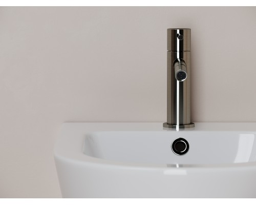 Биде подвесное Ceramicanova Вихрь (Whirl) с крепежом для скрытого монтажа белый