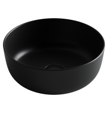Раковина накладная Ceramicanova 356x356x135, черный матовый