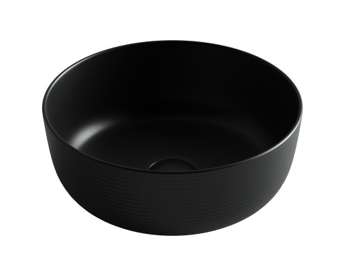Раковина накладная Ceramicanova 356x356x135, черный матовый