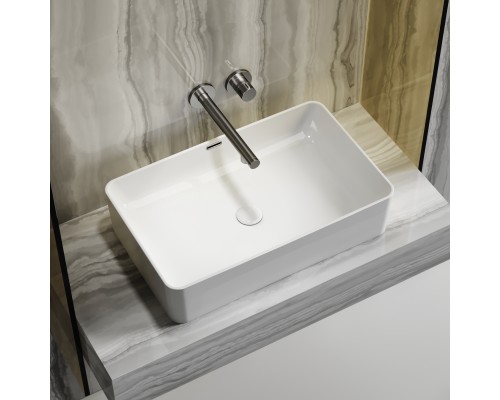 Раковина-чаша накладная Ceramicanova со сливом переливом Element 605x385x140