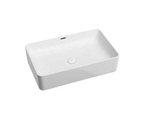 Раковина-чаша накладная Ceramicanova со сливом переливом Element 605x385x140
