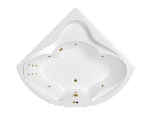 Ванна WHITECROSS Konsul 150x150 "LINE" (золото)