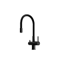 Смеситель для кухни SANCOS Lucia SC4004MB с подключением фильтра для воды, матовый черный