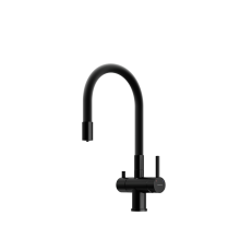 Смеситель для кухни SANCOS Lucia SC4004MB с подключением фильтра для воды, матовый черный