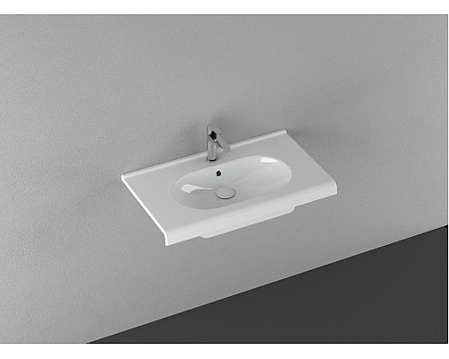 Раковина ISVEA Sentimenti накладная 820x465x170 белый 10SM50082SV