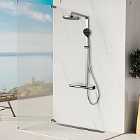 Душевая стойка Vincea Aspire VSFS-4AS1CH с изливом, хром