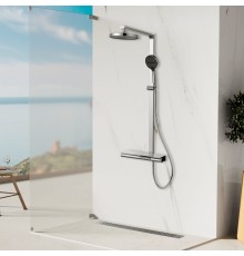 Душевая стойка Vincea Aspire VSFS-4AS1CH с изливом, хром