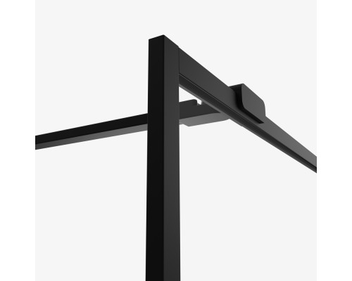 Душевое ограждение NEW TRENDY AVEXA BLACK 50x200 черный