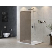 Душевая перегородка Cezares Liberta 100 LIBERTA-L-2-100-BR-Cr Хром