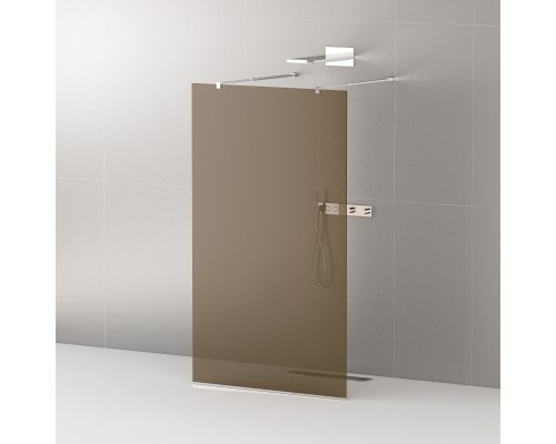 Душевая перегородка Cezares Liberta 100 LIBERTA-L-2-100-BR-Cr Хром