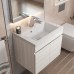 Тумба под раковину подвесная Uperwood Eva 49х34,6х40 см, Дуб Харбор Белый