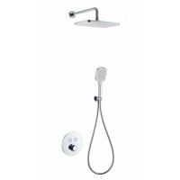 Душевая система с термостатом встраиваемая Wonzon&Woghand, Хром