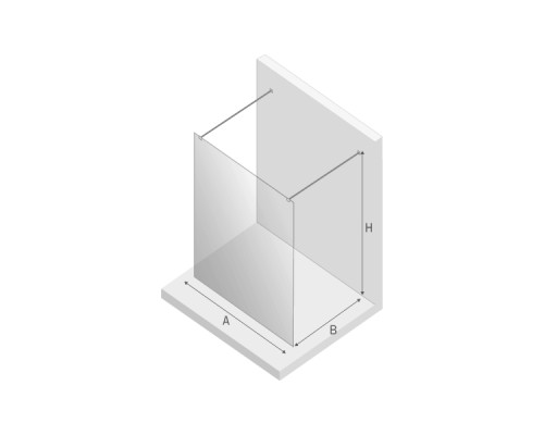 Душевое ограждение NEW TRENDY NEW MODUS 120x200 хром