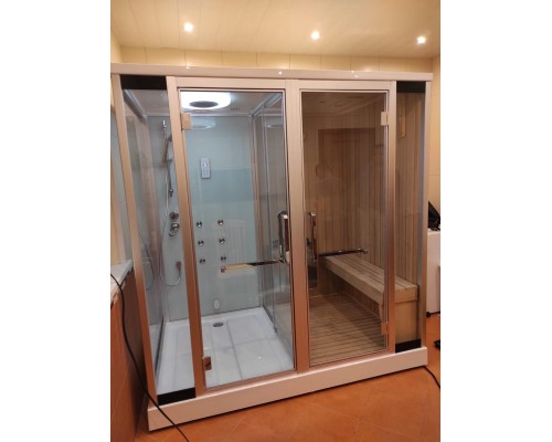 Кабина с финской сауной FRANK F921R правосторонняя 220x130 см