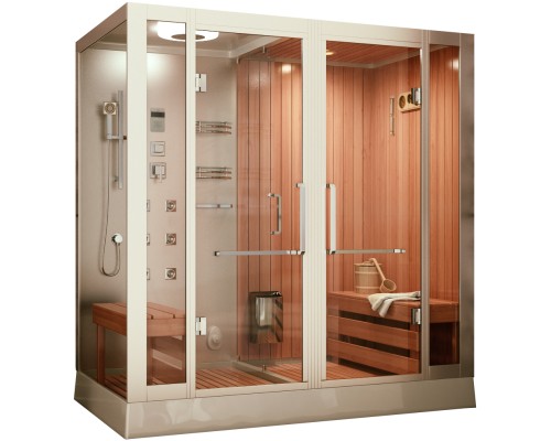 Кабина с финской сауной FRANK F921R правосторонняя 220x130 см