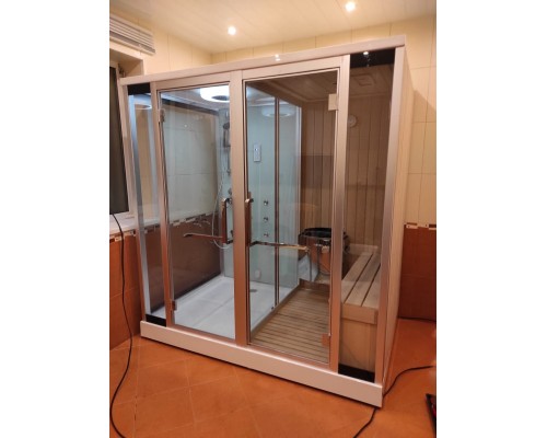 Кабина с финской сауной FRANK F920R правосторонняя 200x130 см