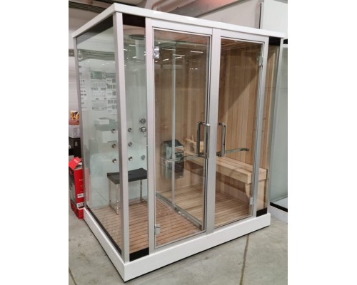 Кабина с финской сауной FRANK F921R правосторонняя 220x130 см