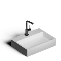 Накладная раковина-чаша из искусственного камня Monblan Romana 595x445x125 цвет белый матовый