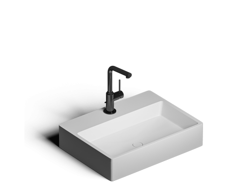 Накладная раковина-чаша из искусственного камня Monblan Romana 595x445x125 цвет белый