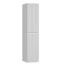 Пенал подвесной Sancos SNOB R 35x165 Bianco