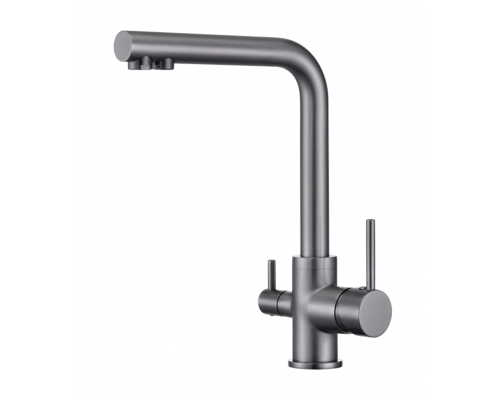 Смеситель для кухни c подключением фильтра питьевой воды Rimero RM4399BG Графит